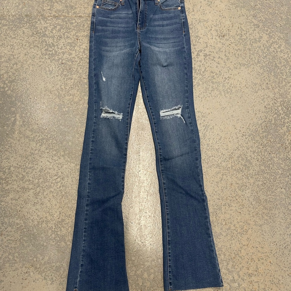 Fashion Nova Blue Boot Cut Jeans